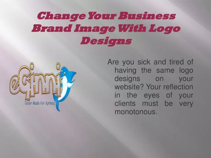 change your business brand image with logo designs