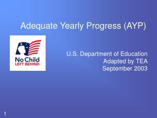 Adequate Yearly Progress (AYP)