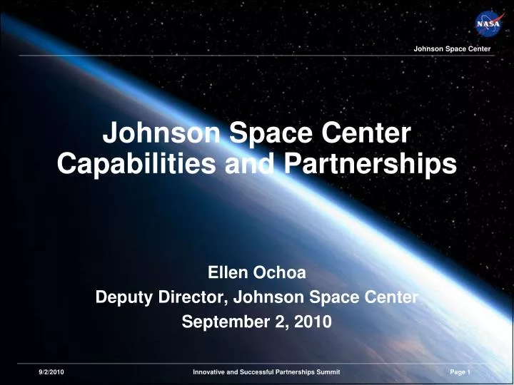 johnson space center capabilities and partnerships