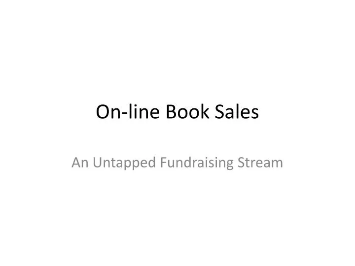 on line book sales