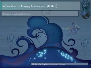 Information Technology Management (ITM101 )