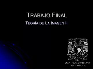 trabajo final