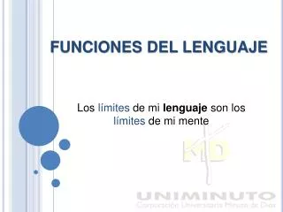 funciones del lenguaje