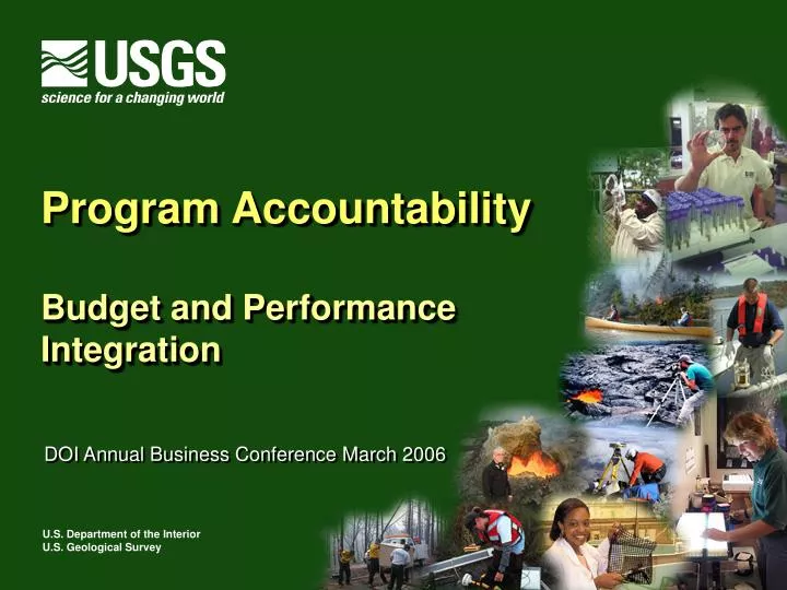 program accountability budget and performance integration