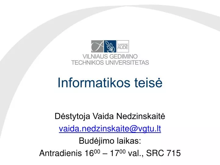 informatikos teis