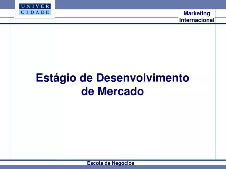 mkt internacional