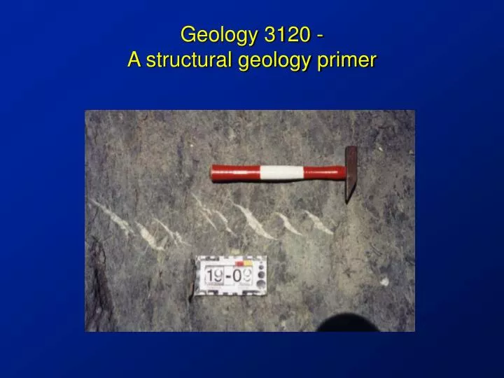 geology 3120 a structural geology primer