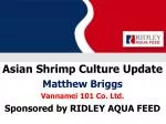 Ridley Aqua-Feed - slide 1