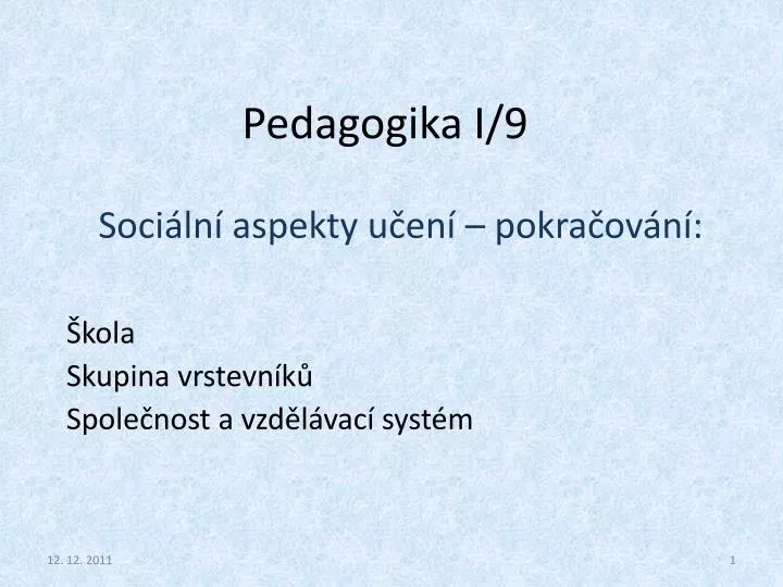 pedagogika i 9