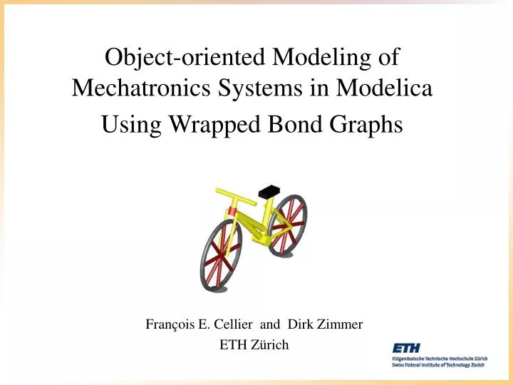 object oriented modeling of mechatronics systems in modelica using wrapped bond graphs