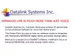 Datalink Systems Inc. - slide 1
