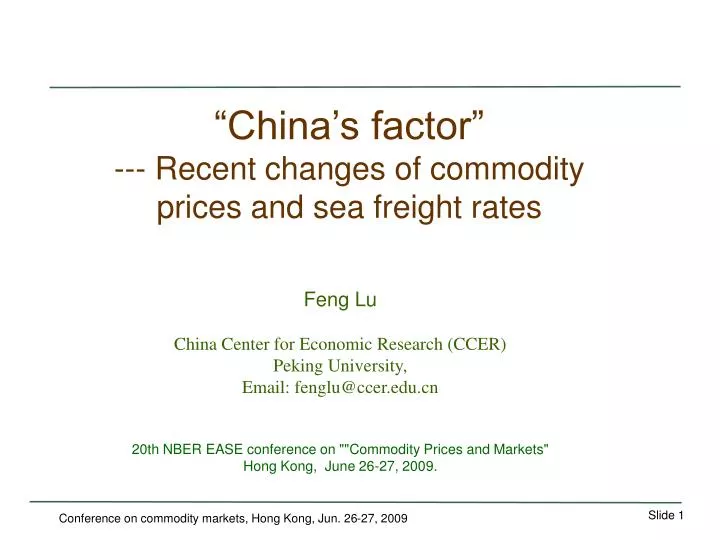 china s factor recent changes of commodity prices and sea freight rates