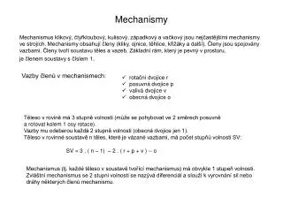 mechanismy