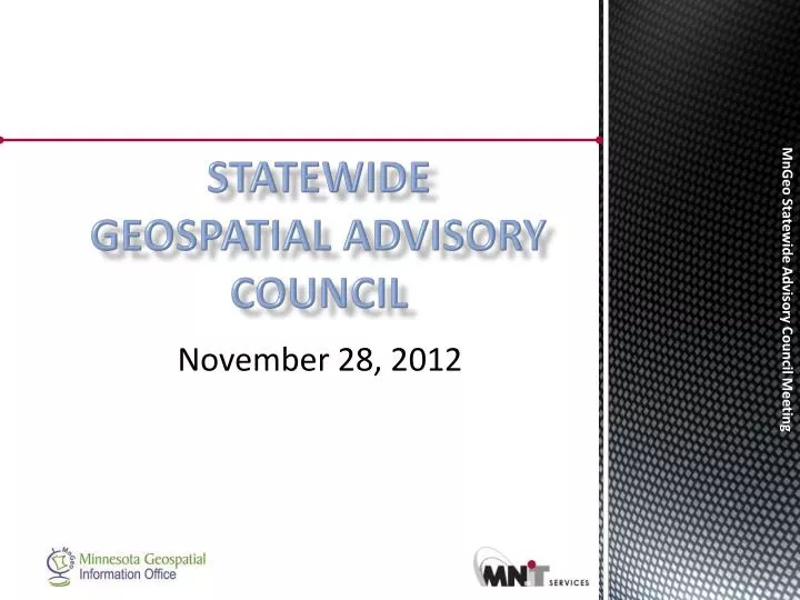 statewide geospatial advisory council