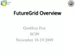 FutureGrid Overview - slide 1