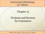 Chapter 13 Products and Services for Consumers - slide 1