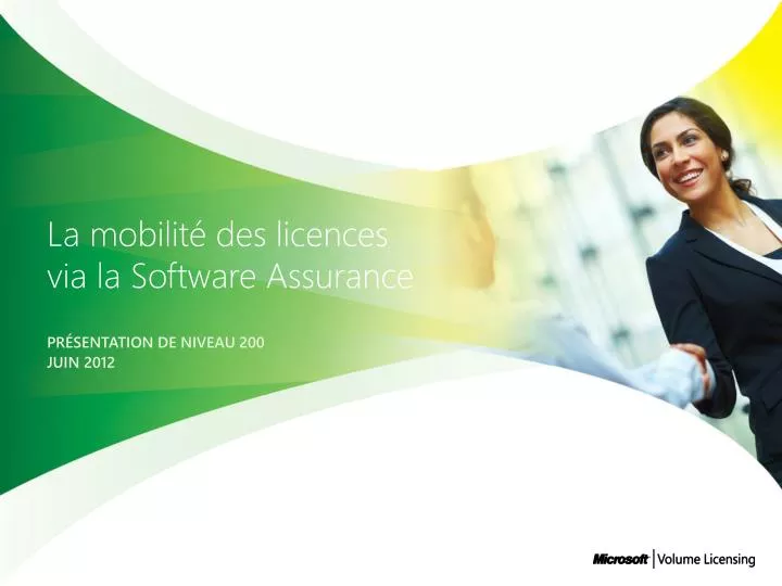 la mobilit des licences via la software assurance