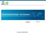 Virtual Arrival Example – Bro Elizabeth - slide 1