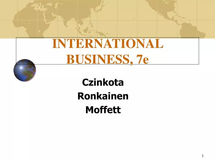 international business 7e