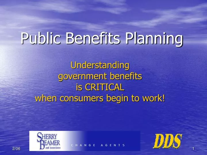 public benefits planning