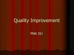 Quality Improvement - slide 1