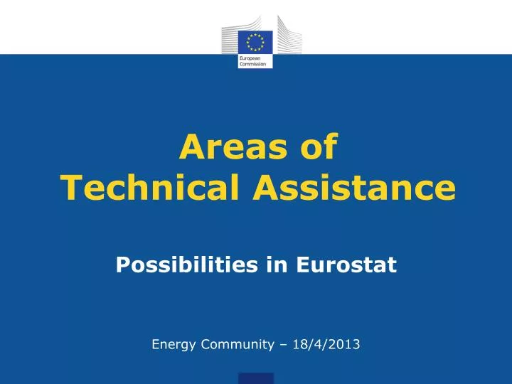 areas of technical assistance