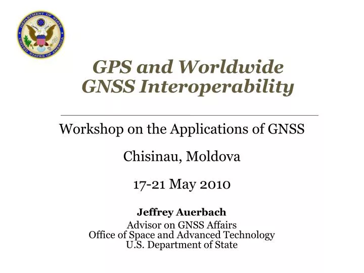 gps and worldwide gnss interoperability