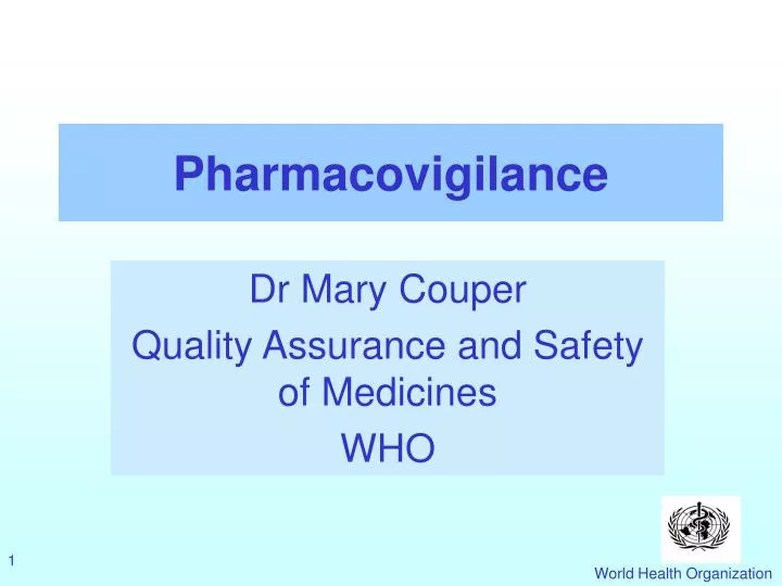 pharmacovigilance