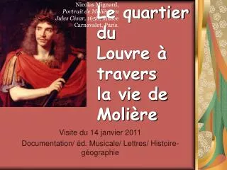 visite du 14 janvier 2011 documentation d musicale lettres histoire g ographie