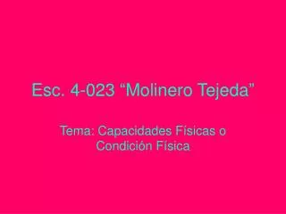 Esc. 4-023 “Molinero Tejeda”