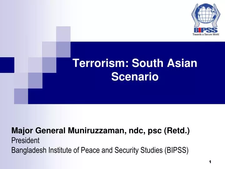terrorism south asian scenario