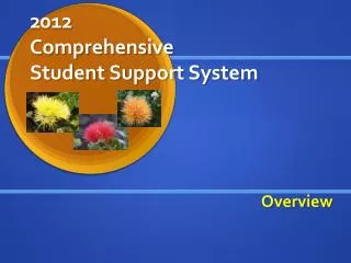 2012 Comprehensive Student Support System