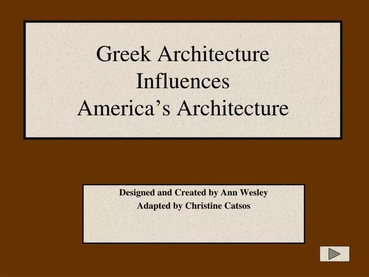 greek architecture influences america s architecture