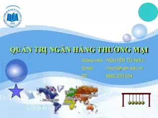 QUẢN TRỊ NGÂN HÀNG THƯƠNG MẠI