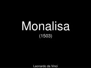 Monalisa (1503)