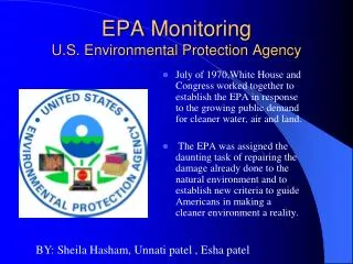 EPA Monitoring U.S. Environmental Protection Agency