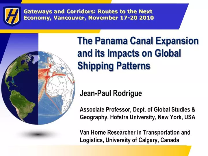 the panama canal expansion and its impacts on global shipping patterns