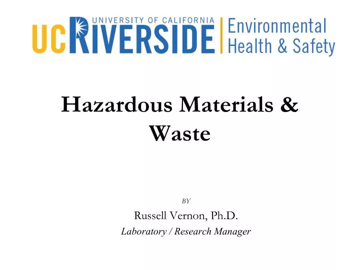 hazardous materials waste