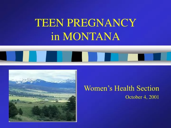 teen pregnancy in montana