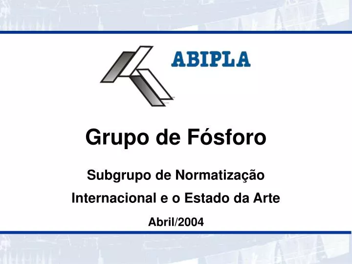 grupo de f sforo