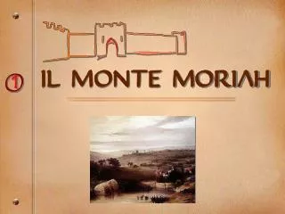 Il monte moriah