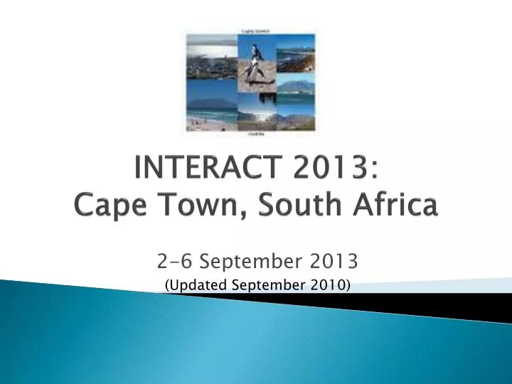 interact 2013 cape town south africa