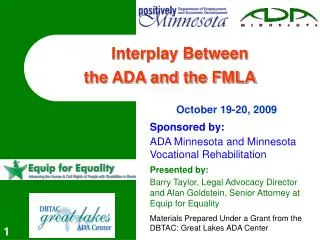 Interplay Between the ADA and the FMLA