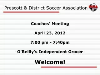 Prescott &amp; District Soccer Association