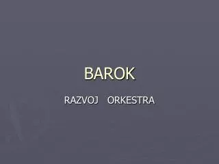 barok