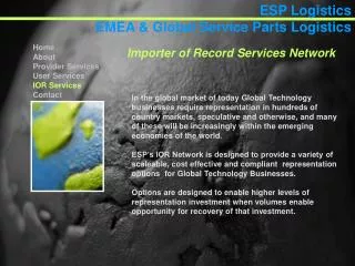 Importer of Record Services Network