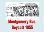 Montgomery Bus Boycott 1955