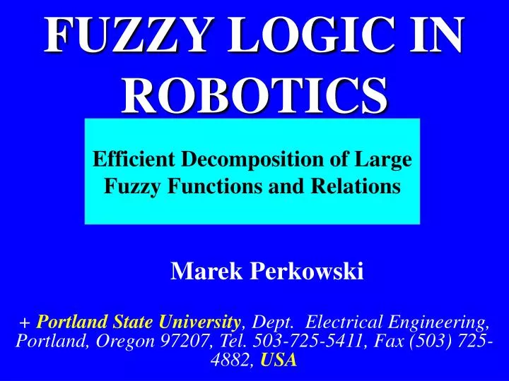 efficient decomposition of large fuzzy functions and relations