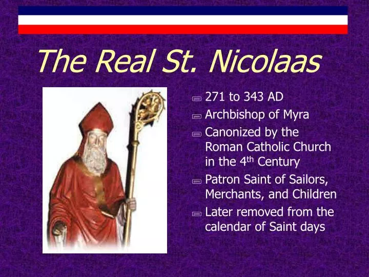 the real st nicolaas