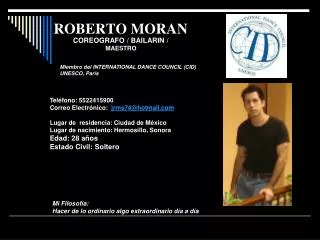 ROBERTO MORAN